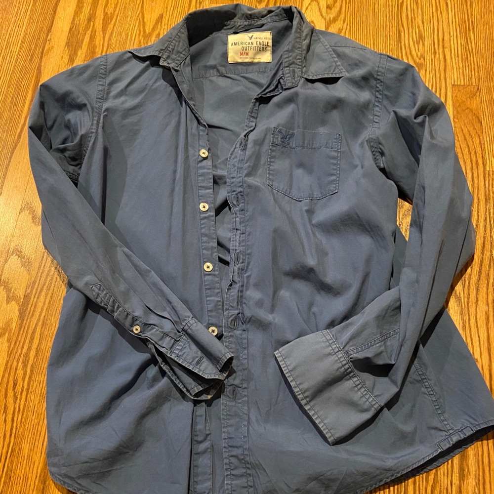Blue dress shirt